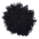 Afro Puff 30cm Fashion Line Cacheado Orgânico Rabo De Cavalo