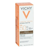 Protetor Solar Facial Vichy Hydra-matte Fps 50 Cor 5.0 30g