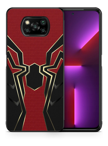 Funda Xiaomi Poco X3 Spiderman Logo Redmi Tpu Hombre Araña