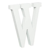 Señales - Simple Elements Decorative Wood Letters (w) 3d Whi