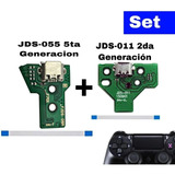 Centro De Carga Jds-055 + 011 Compatible Con Ps4 + 12 Pines 