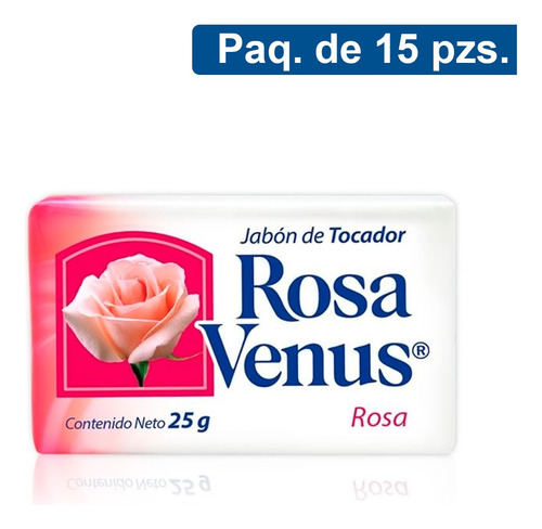 Rosa Venus Jabón De Tocador 25g