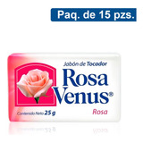Rosa Venus Jabón De Tocador 25g