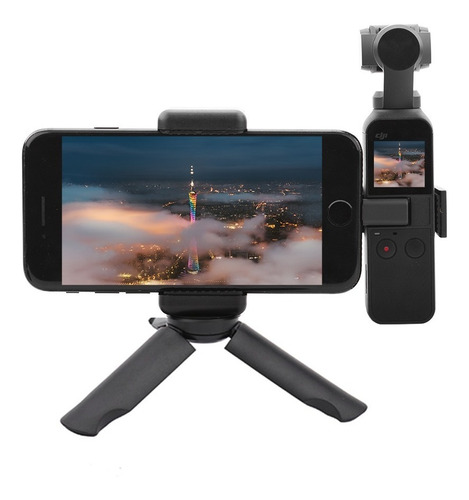 Kit Suporte Celular + Mini Tripé Para Osmo Pocket 1 E 2