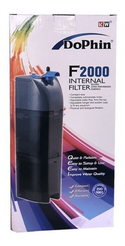 Filtro Interno Dophin F2000 Para Acuarios De Hasta 200litros