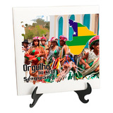 Quadro Azulejo Bandeira Sergipe Orgulho Sergipano