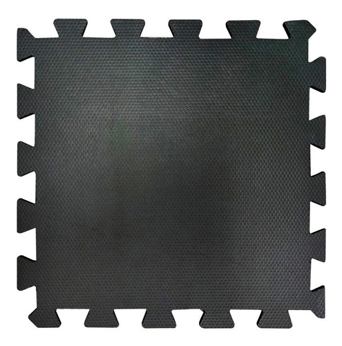 Pisos Goma Eva Oferta 50x50 Cm X 10 Mm Color Negro Primera