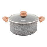 Cacerola Hudson Granito Stone Aluminio Forjado 28cm