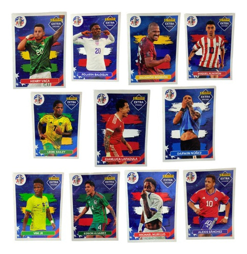 Figurita Extra Stickers Base - Copa America Usa 2024 Panini 