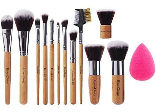 Emaxdesign 12 Juego De Brochas De Maquillaje De 1 Pieza, 12 