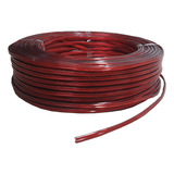 Fio Cabo Som 10 Metros Preto E Vermelho 2x14 Awg 12v Duplo