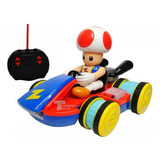  Carro Control Remoto Mario Bros Kart Luces Juguete Grande 