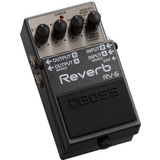 Pedal De Guitarra Boss Rv-6 Reverb Rv6 Serve Violão E Baixo