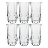 Set De 6 Vasos Para Agua, Zumo Y Refresco, 360 Ml, Color Transparente
