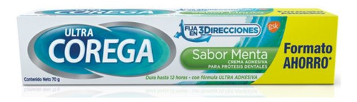 Ultra Corega Crema Adhesiva Prótesis Dental Menta X 70 Gr