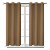 Cortinas Easy-going Con Asilamiento Termico En Color Natural