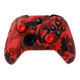 Silicona Cubierta Camuflado Rojo+ 2 Tapas Joystick Prxbox