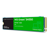 Ssd Wd Green Sn350, 250gb, M.2 2280, Pcie Gen3 X4, Nvme Wds2