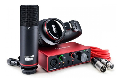 Paquete De Grabación Focusrite Scarlett Solo Studio 3ra Gen