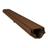 Grelha Invisível Caixa Coletora Marrom Para Piscina 100x8cm