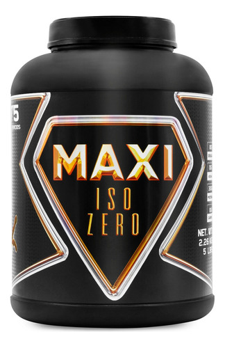 Proteína Iso Zero Maxi Whey 0 Carbs 2.2kg 75 Servicios Sabor Capuccino