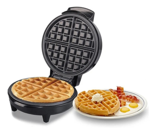 Maquina Para Hacer Waffles Wafflera Redonda Acero Inoxidable