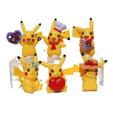 Pokemon - Juego De 6 Figuras De Pikachu