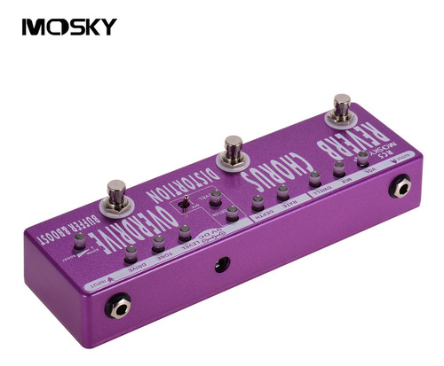 Mosky Rc5 - Pedal De Reverberación (6 En 1)