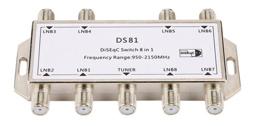 Diseqc Switch 8x1 950-2150 Mhz Multisatelites Banda C Y Ku