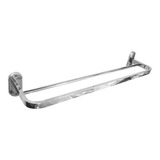 Toallero Barral Plano Doble 600x130 Mm Baño Acero Inoxidable