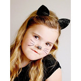 Merroyal Glitter Cat Ears Headband Halloween Disfraz Dress C