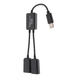 Cabo Otg De Porta Dupla Usb 2.0 Para Smartphone