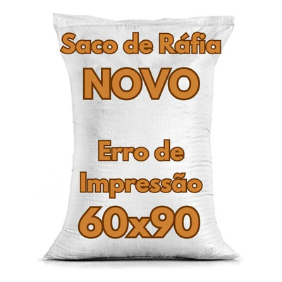 Saco De Ráfia 60x90 Erro De Impressão Kit 100 Unidades | Frete grátis