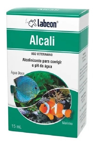 Alcalinizante P/ Aquários Alcon  Alcali 15ml Sobe Ph Da Água