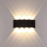 Lámpara De Pared Led Moderna 8w De Luz Cálida Para Exterior