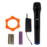 Microfono Inalambrico De Mano + Convertidor 3.5 + Pilas Aa