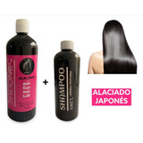 Alaciado Japonés Efecto Espejo Regalo Shampoo Limpieza  1 Lt