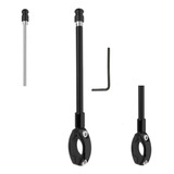 Antena Corta Pipa Moto Retrátil Anti Cerol Guidao Aço Inox