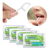 Palillo Hilo Seda Dental Flosser Limpieza Interdental 200pcs