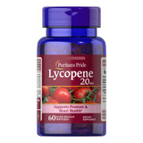 Licopeno Lycopene 20mg 60 Cápsulas Blandas Puritans Pride 