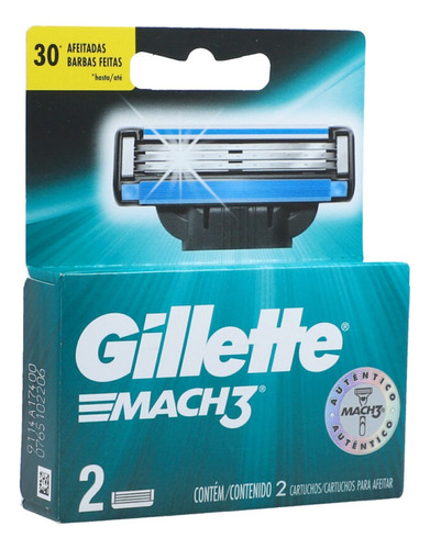 Repuestos Gillette Mach3 X 2und