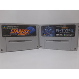Jogos R Type + Starfox Original Famicom