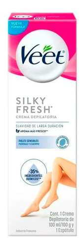 Veet Silky Fresh Crema Depilatoria / Pieles Sensibles / 100g