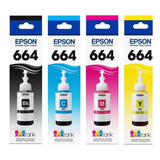 Tintas Epson T664 Ecotank Tinta Continua L120 L310 L380