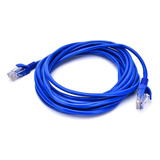 Cabo De Rede Com Duas Pontas Rj45 Internet Azul 20 Metros