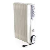 Calefactor Radiador Adir 4801 De Aceite  Color Blanco