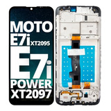 Modulo Moto E7i E7i Power Para Motorola Con Marco Pantalla