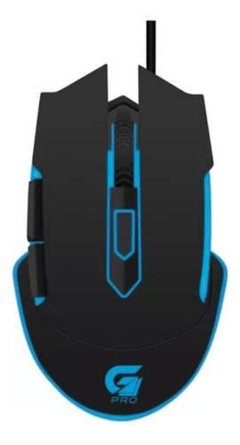 Mouse Computador Pro M5 Rgb Preto Fortrek 4800dpi 6 Botões