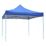 Toldo Plegable 2x2 Acero Reforzado Uso Rudo 100%impermeable Color Azul