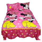 Juegos De Sábanas Minnie Mouse Cama Sencilla